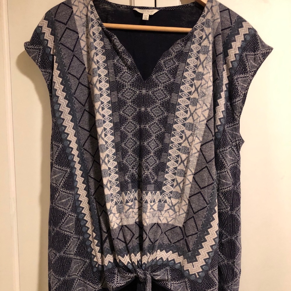 Lucky Brand front tie t-shirt